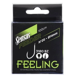 Sensas Feeder 3180 BZ Hooks To Nylon 1m